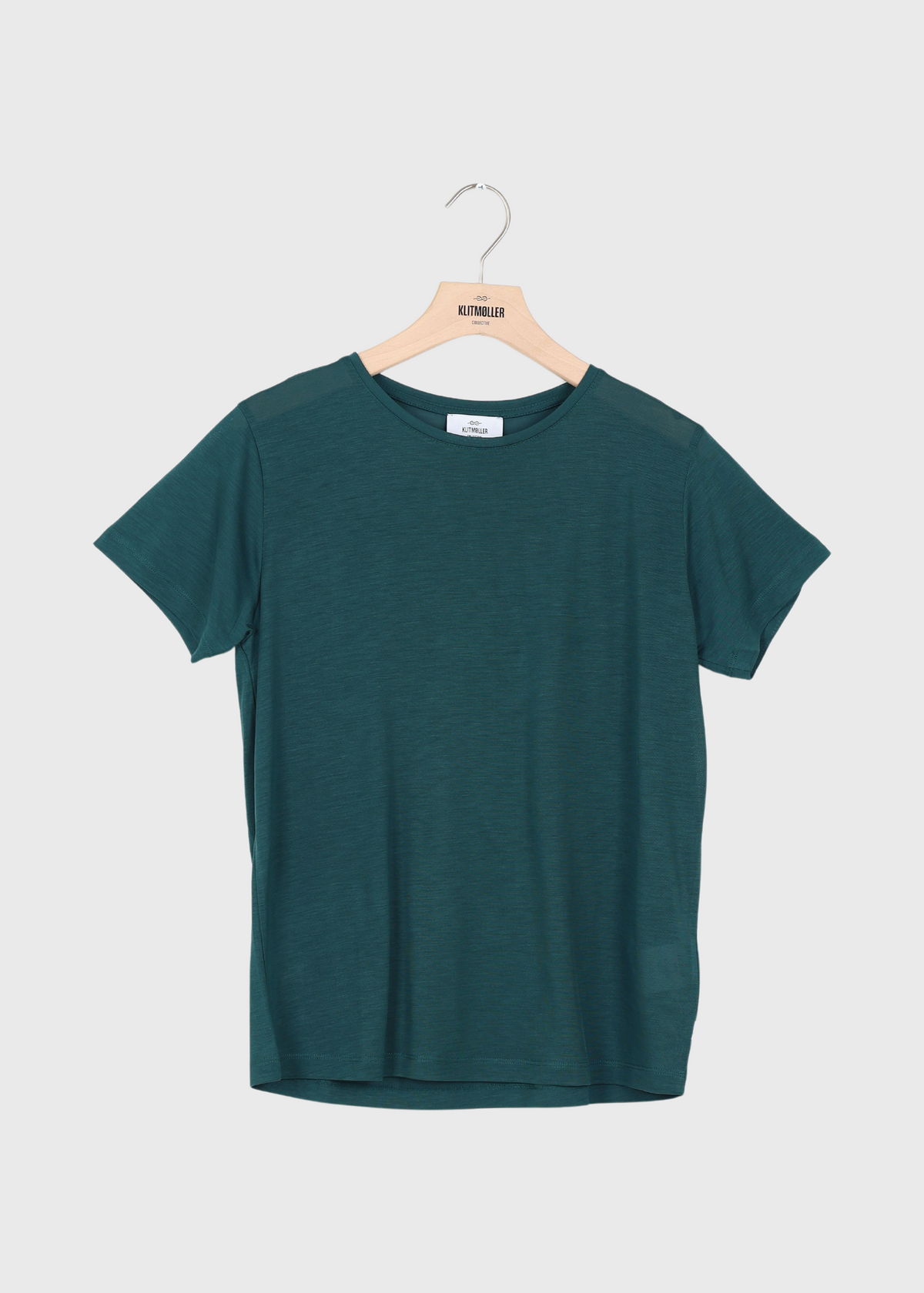 Re-Mix Linea lyocell tee - Moss Green