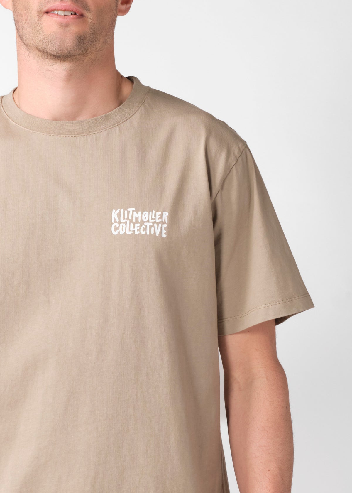 Klitmøller Collective ApS Adi tee OCS T-Shirts Cashew