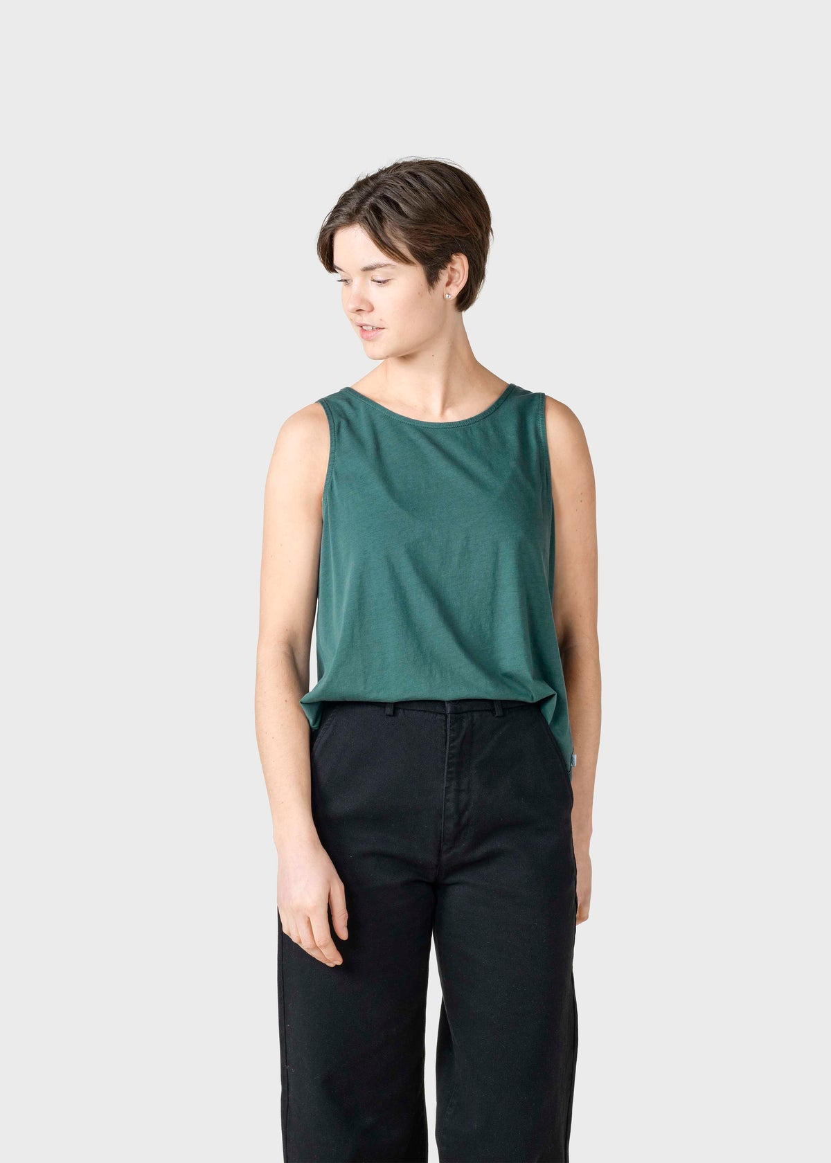 Klitmøller Collective ApS Aliya top OCS T-Shirts Moss Green