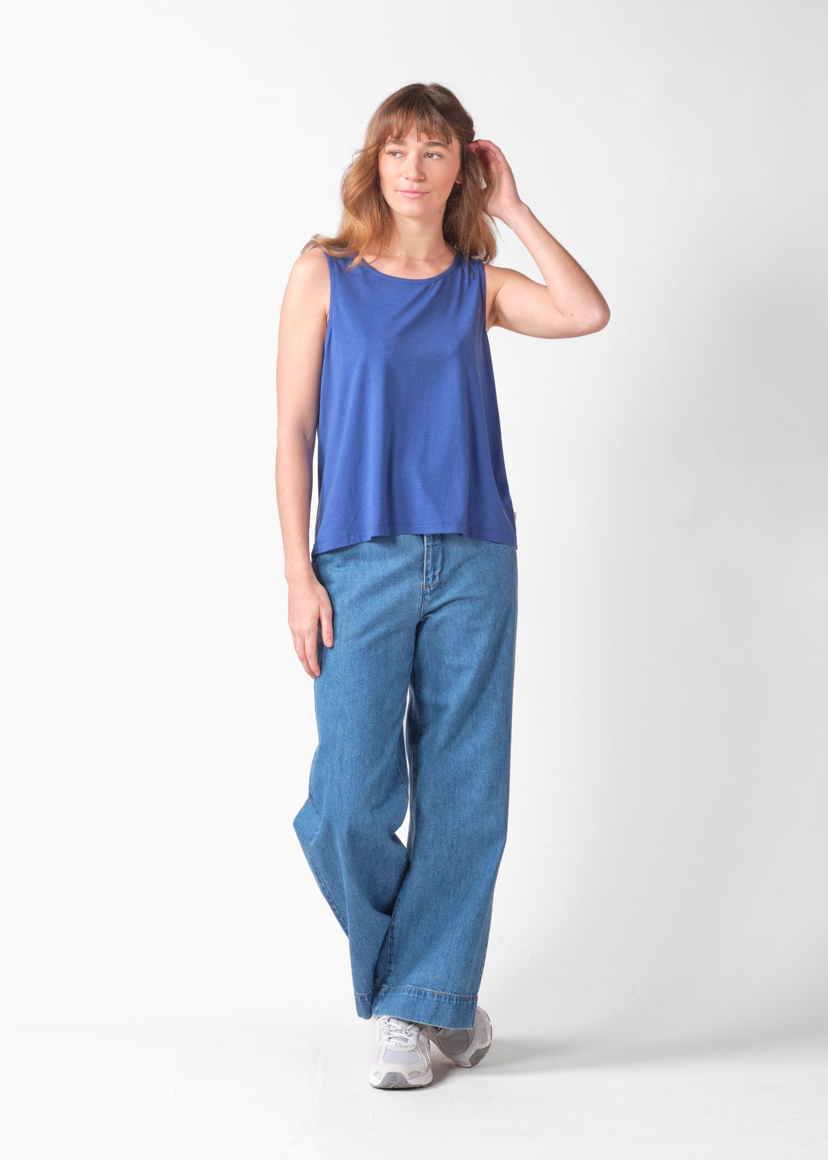 Klitmøller Collective ApS Aliya top OCS T-Shirts Surf blue
