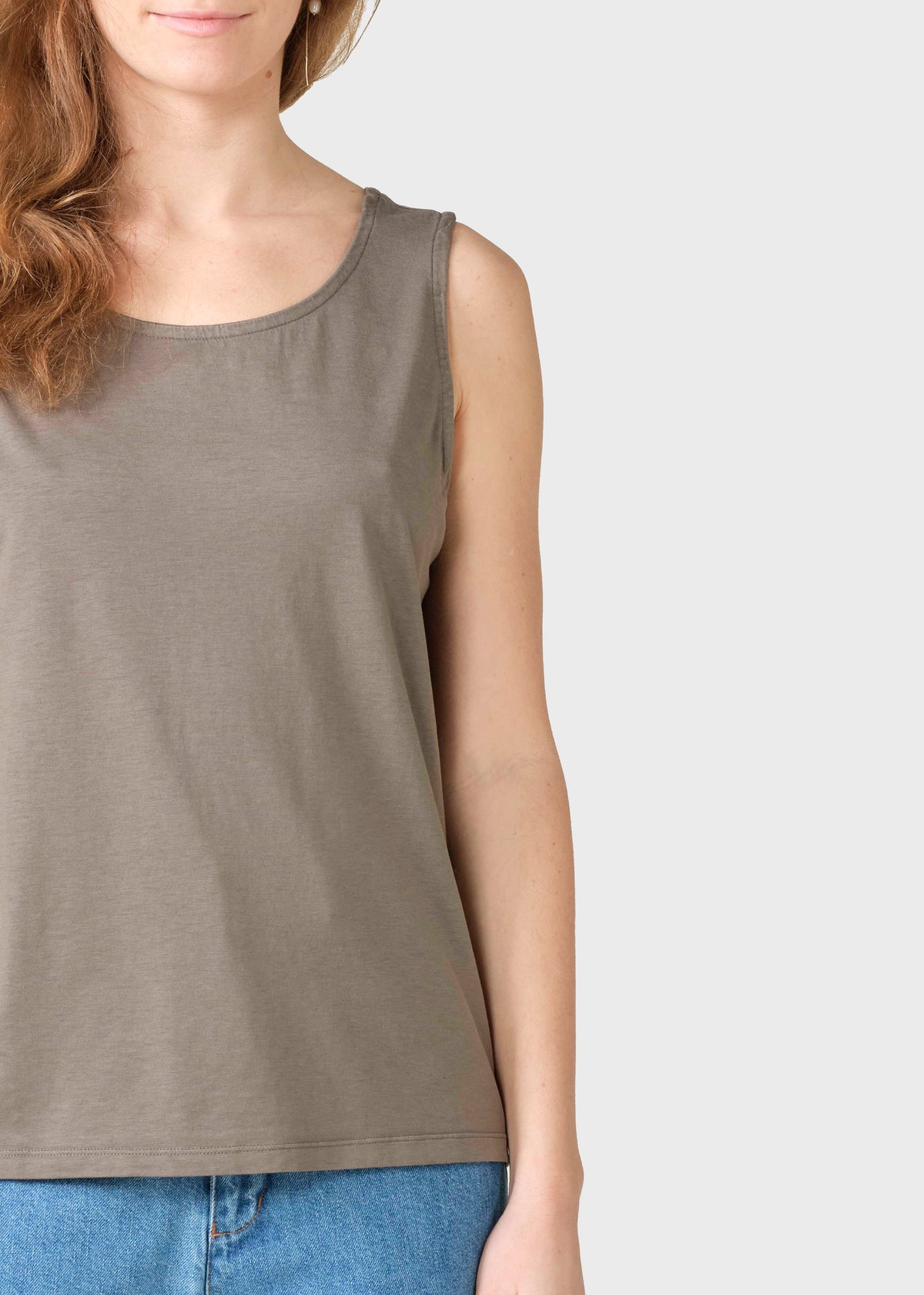 Klitmøller Collective ApS Aliya top OCS T-Shirts Taupe