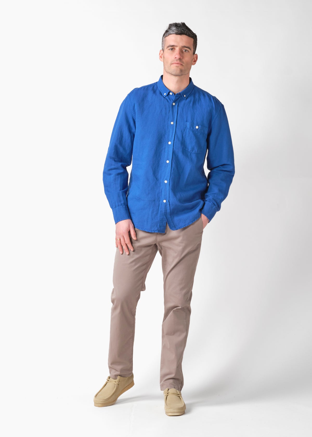 Klitmøller Collective ApS Allan twill pants GOTS Pants Cashew