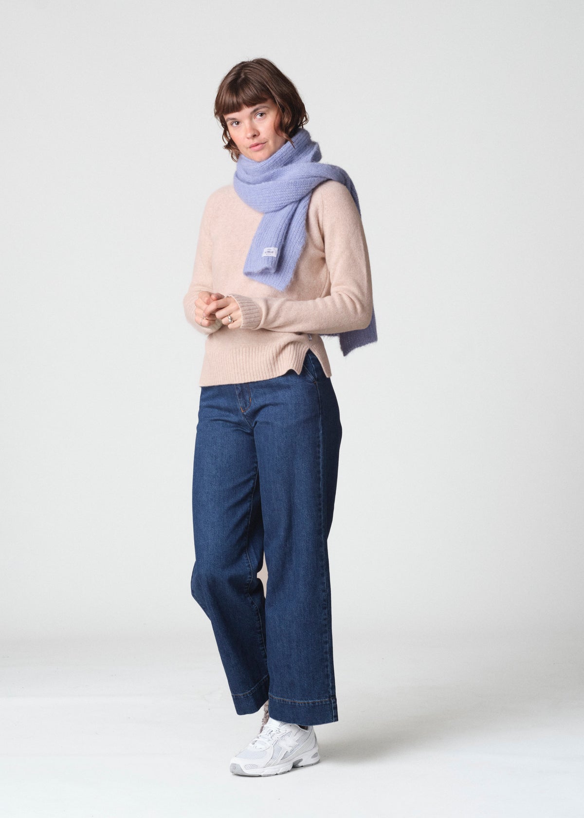 Klitmøller Collective ApS Alpaca scarf Beanies Light blue