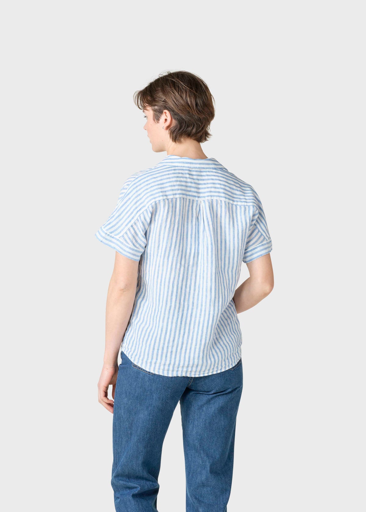 Klitmøller Collective ApS Amanda shirt Shirts Cream/light blue