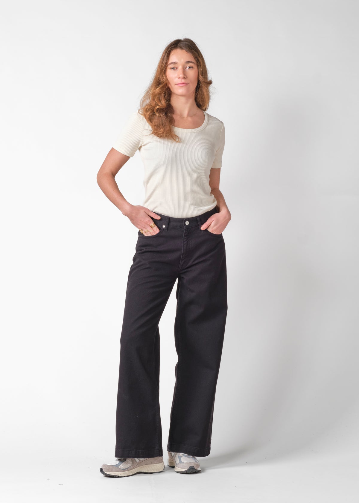 Klitmøller Collective ApS Amelia pants GOTS Pants Black wash