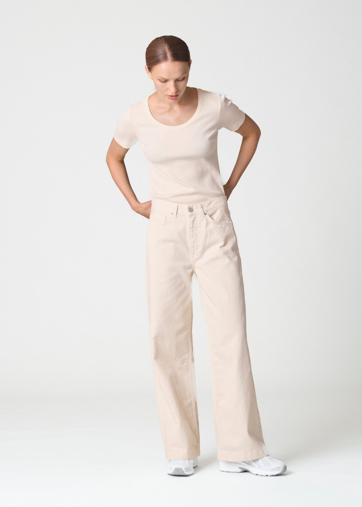 Klitmøller Collective ApS Amelia pants GOTS Pants Cream