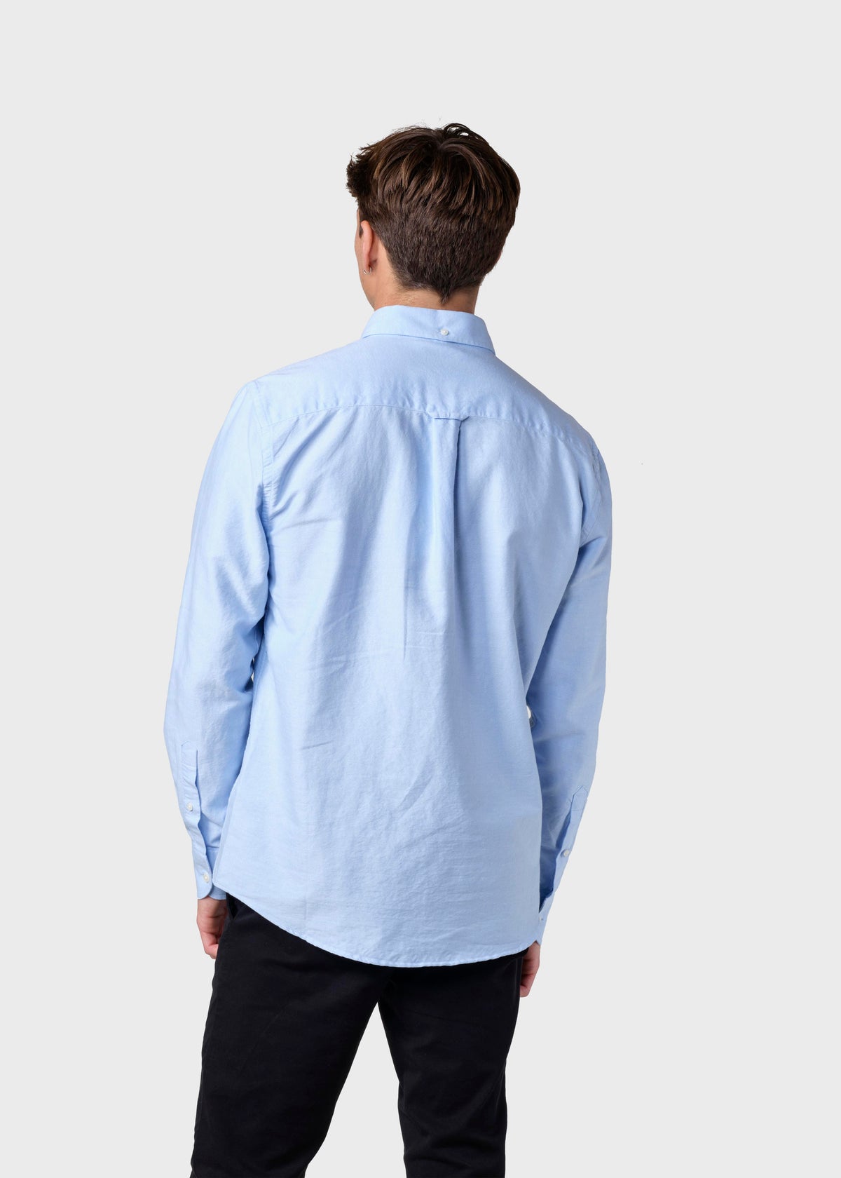 Klitmøller Collective ApS Basic shirt GOTS Shirts Blue melange