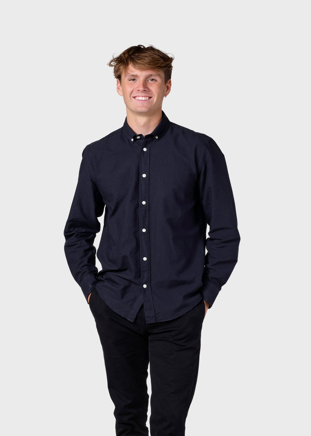 Klitmøller Collective ApS Basic shirt GOTS Shirts Navy