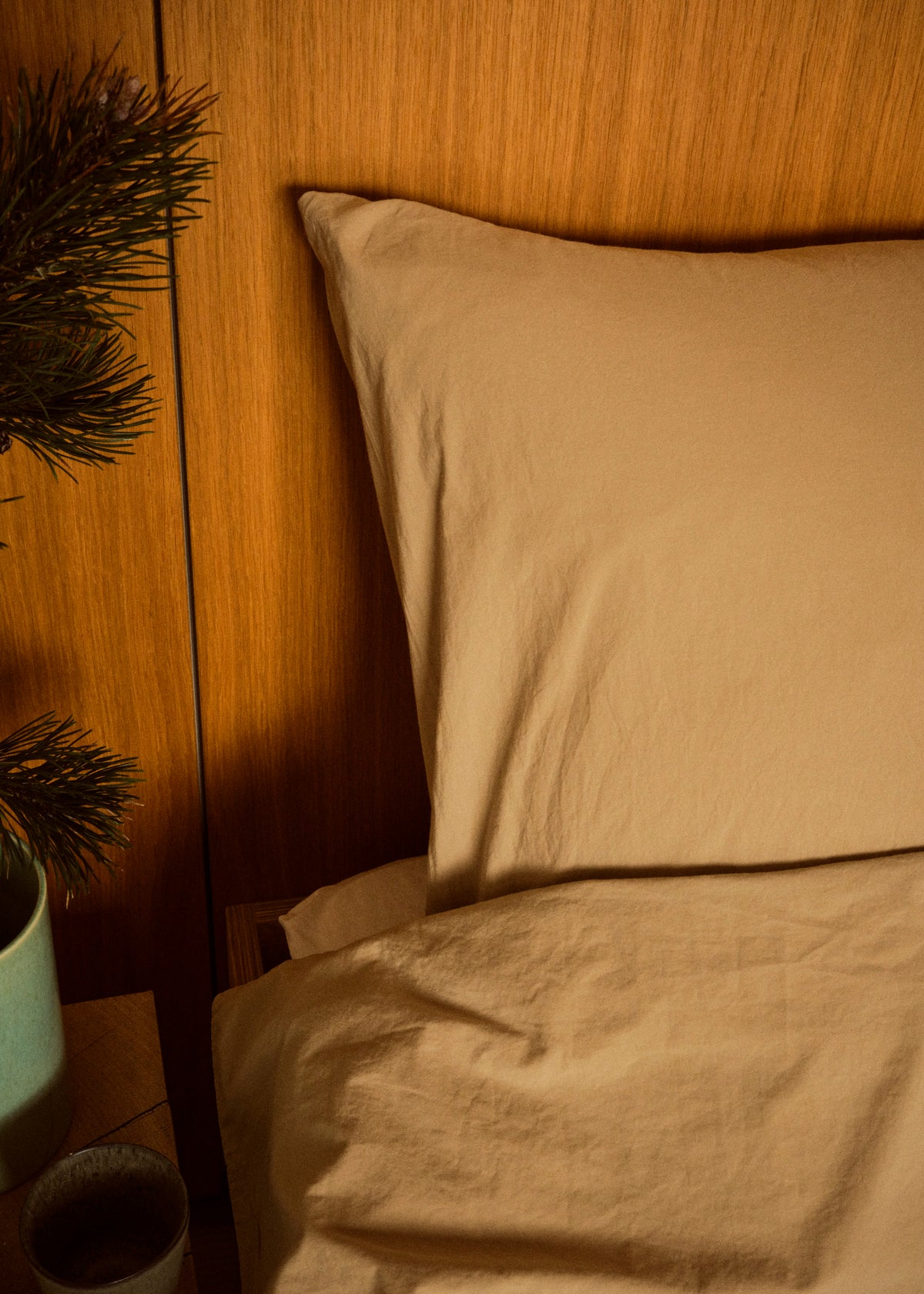 Klitmøller Collective Home Bed set - Plain - 140 x 220 + 60 x 70 Textiles Sand