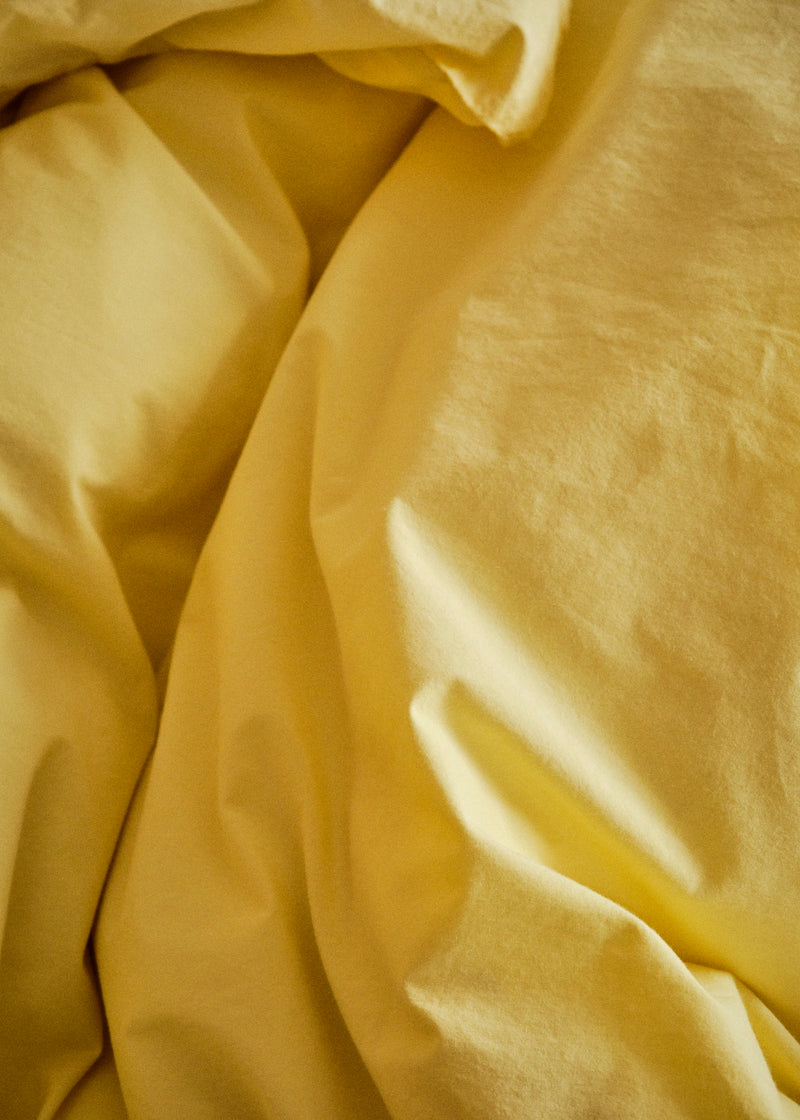 Klitmøller Collective Home Bed set - Plain - 140 x 220 + 80 x 80 Textiles Lemon sorbet