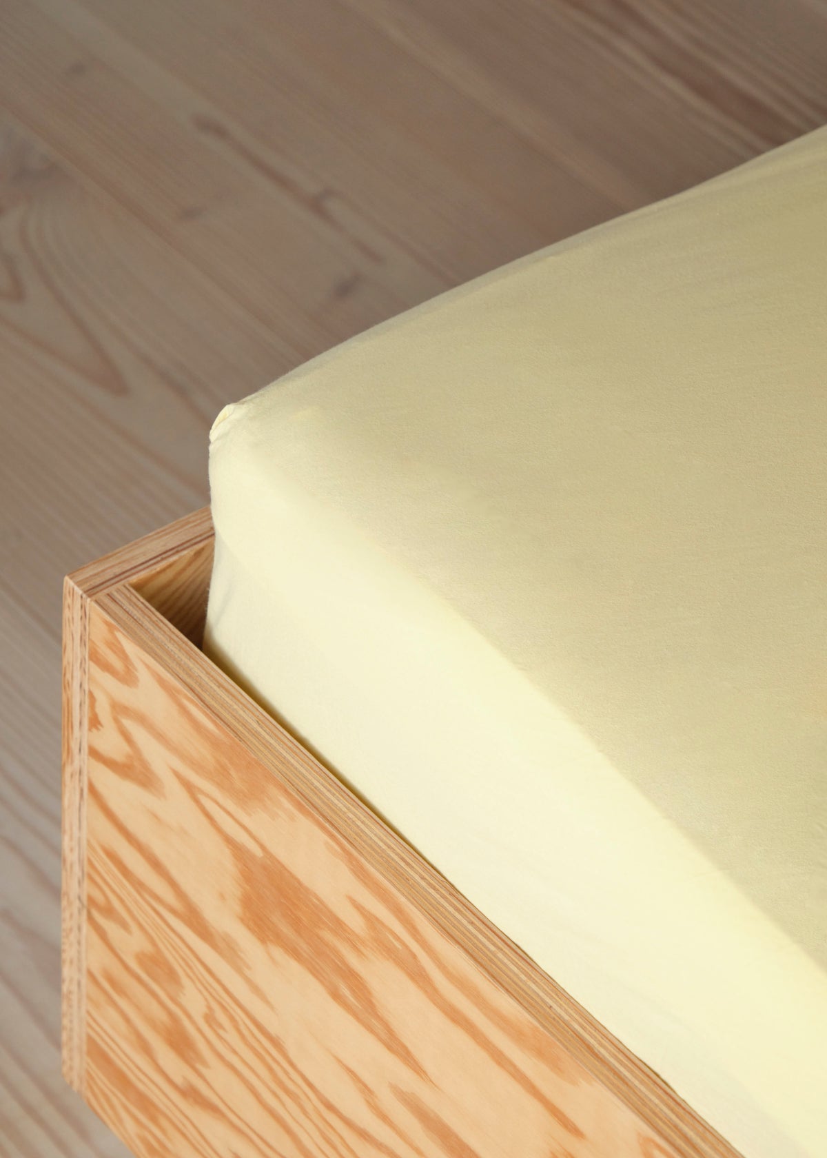 Klitmøller Collective Home Bed sheet 180 x 200 x 30 Textiles Lemon sorbet