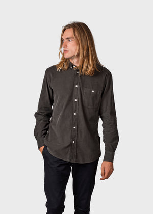 Klitmøller Collective ApS Benjamin corduroy shirt Shirts Olive