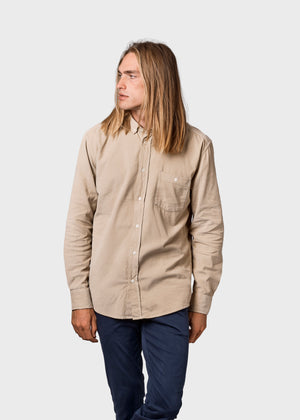 Klitmøller Collective ApS Benjamin corduroy shirt Shirts Sand