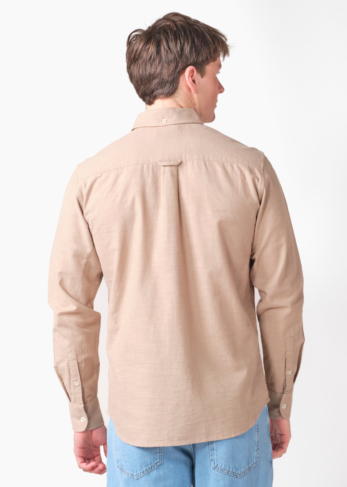 Klitmøller Collective ApS Benjamin linen shirt OCS Shirts Cashew