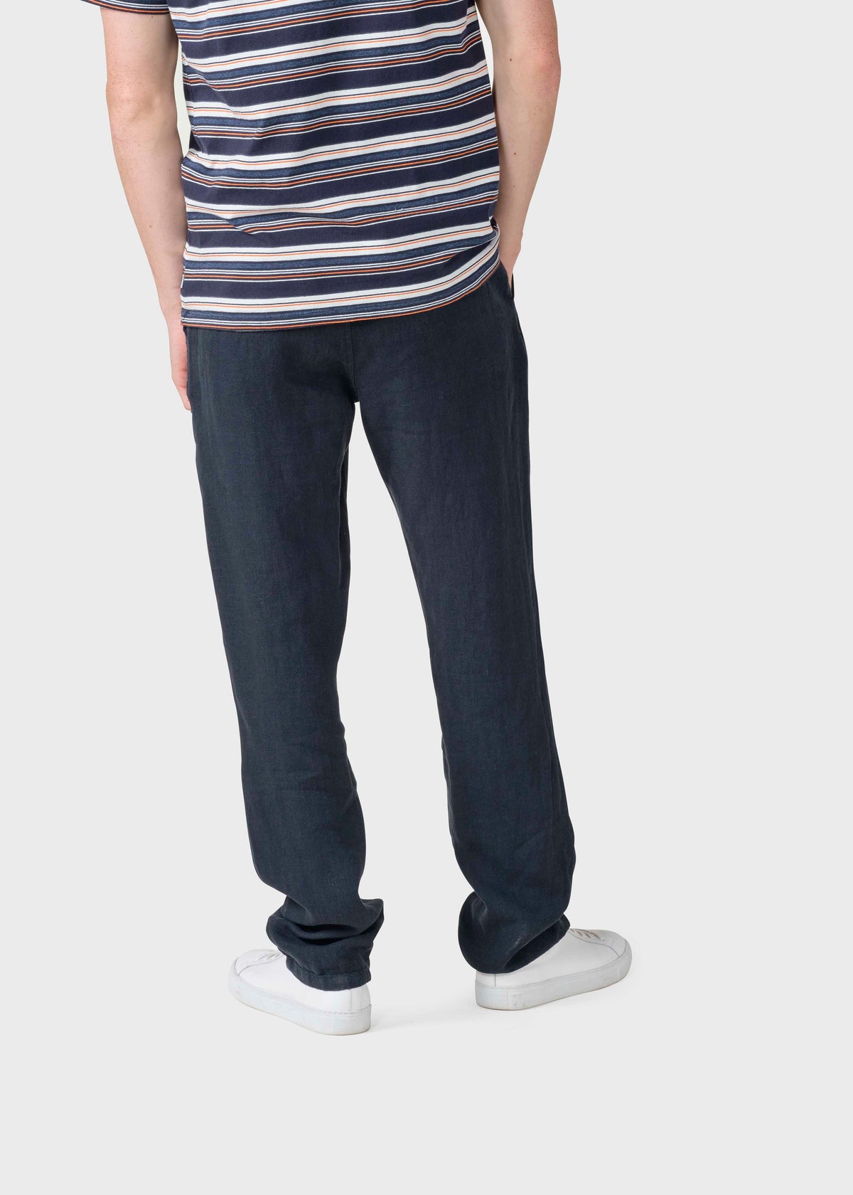 Klitmøller Collective ApS Birger Cotton/Linen pants Pants Navy