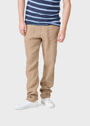 Klitmøller Collective ApS Birger Cotton/Linen pants Pants Sand