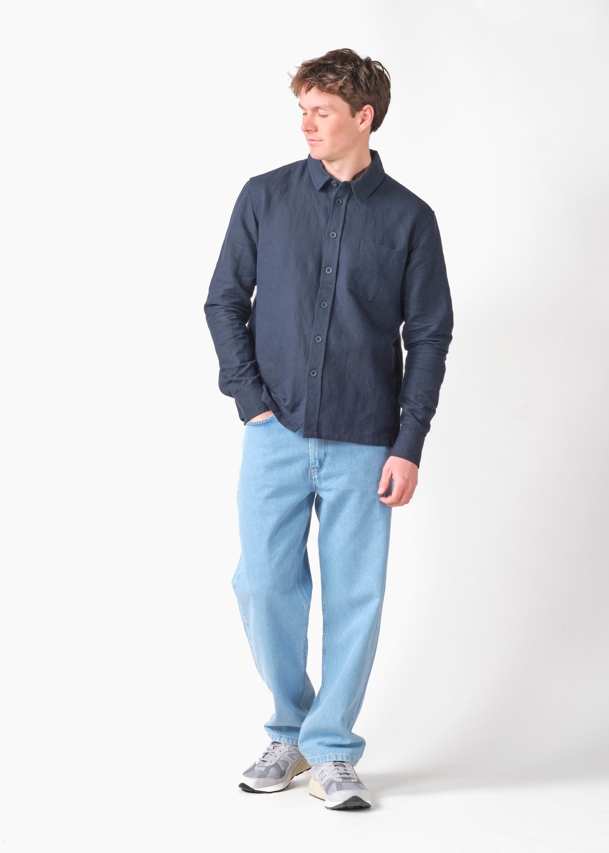 Klitmøller Collective ApS Birger shirt OCS Shirts Navy