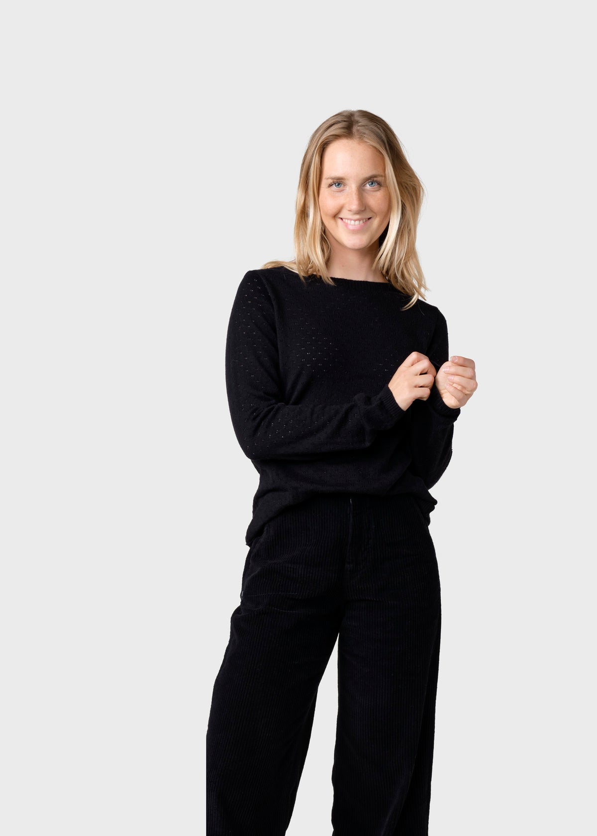 Klitmøller Collective ApS Birla knit Knitted sweaters Black