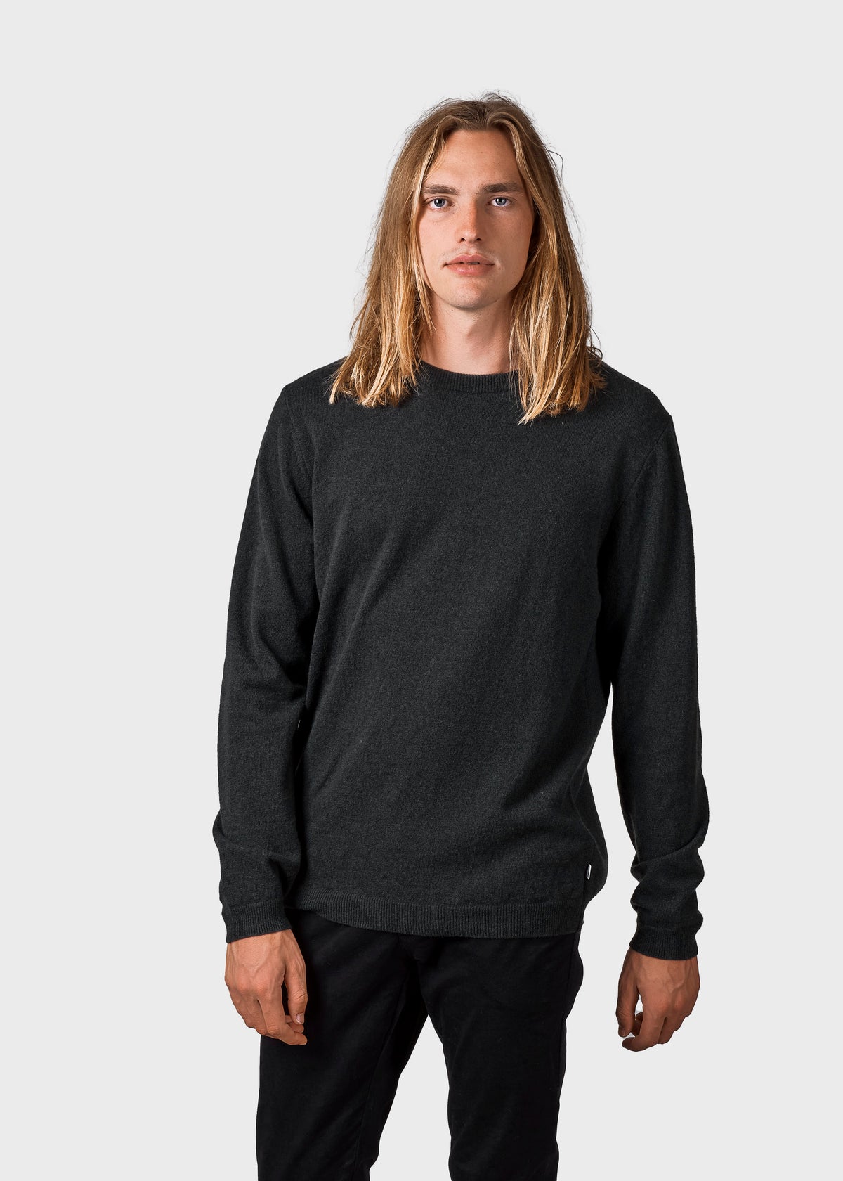 Klitmøller Collective ApS Daniel knit Knitted sweaters Olive