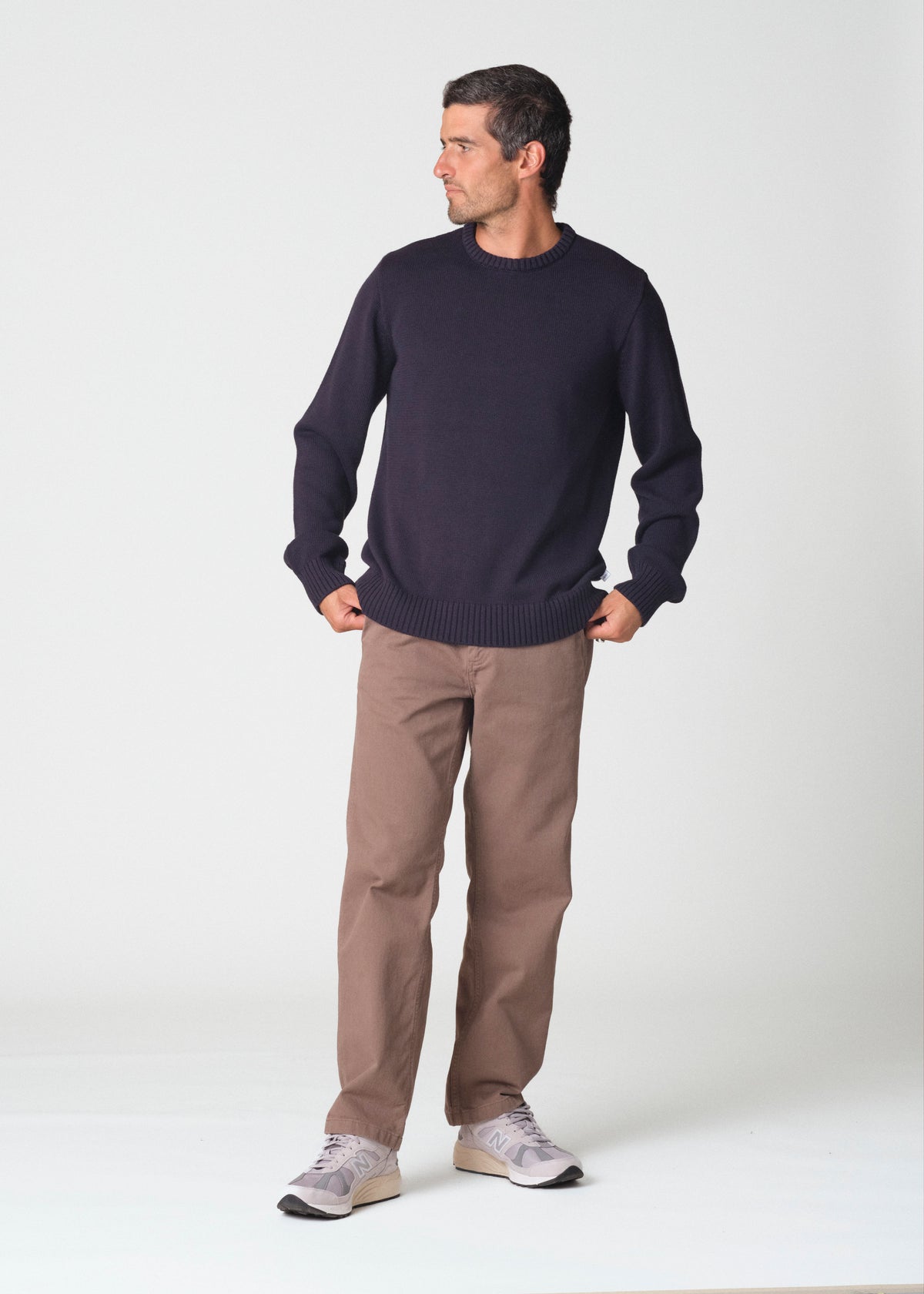 Klitmøller Collective ApS Dylan Knit Knitted sweaters Navy