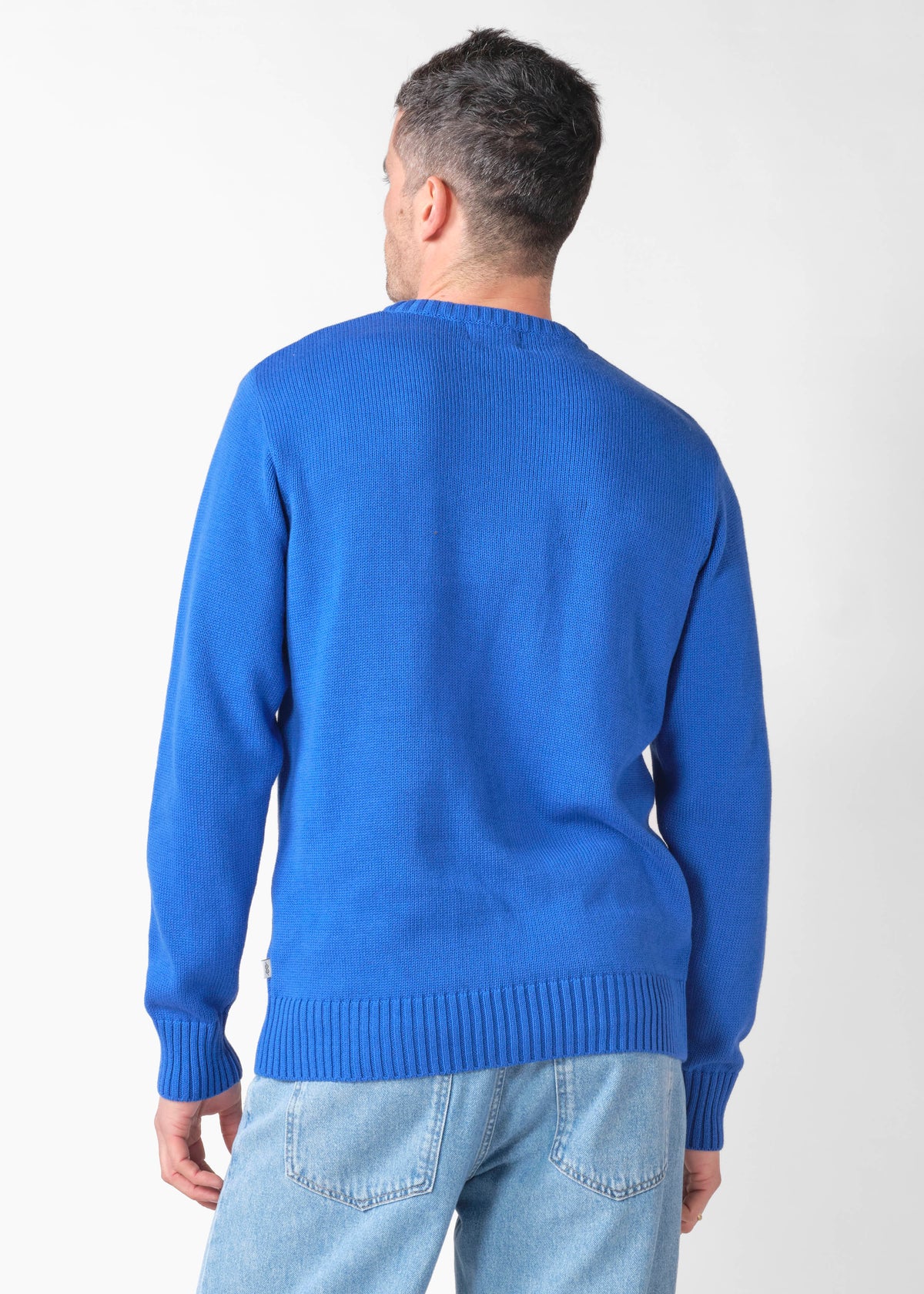 Klitmøller Collective ApS Dylan Knit Knitted sweaters Surf blue