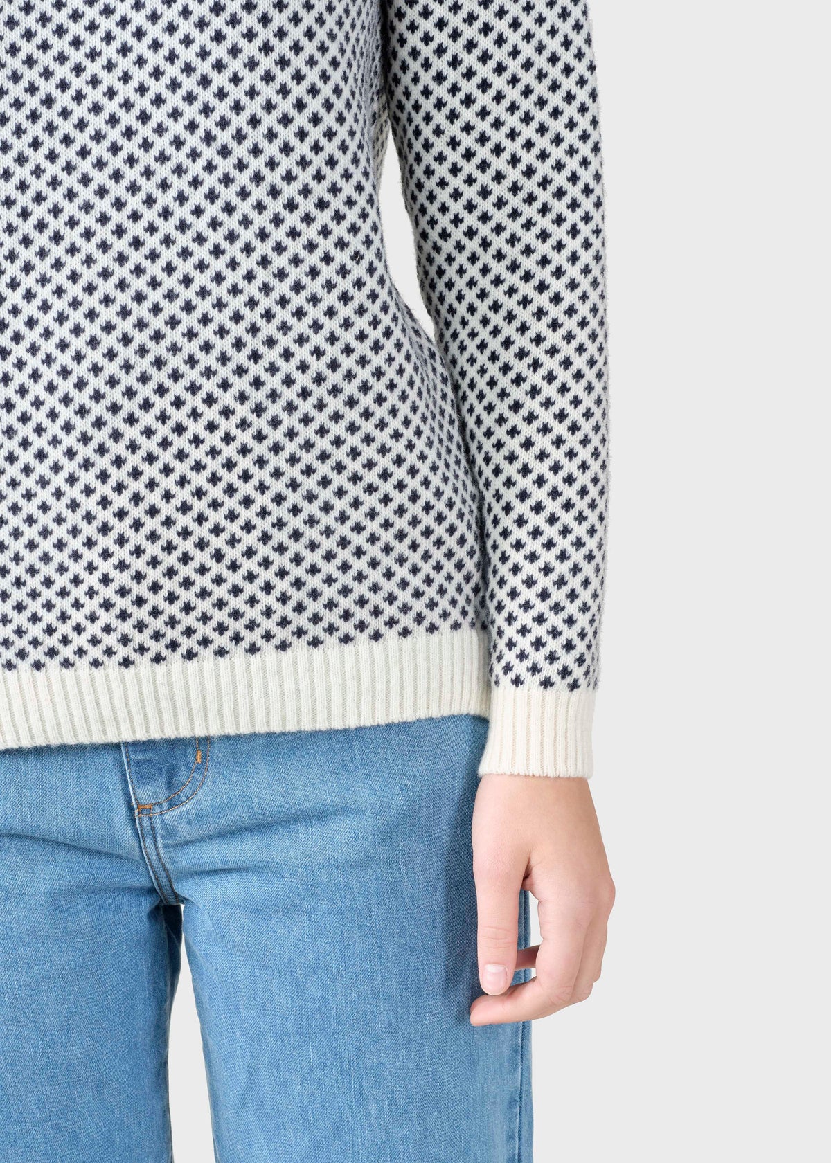 Klitmøller Collective ApS Elaine knit Knitted sweaters Cream/navy