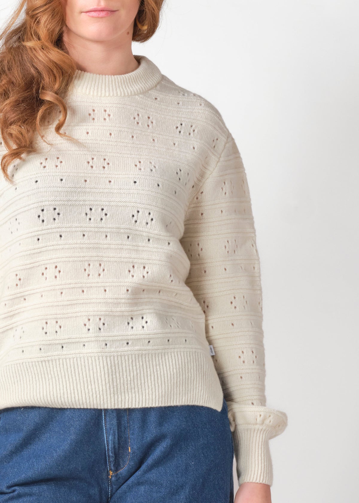 Klitmøller Collective ApS Elena knit Knitted sweaters Cream