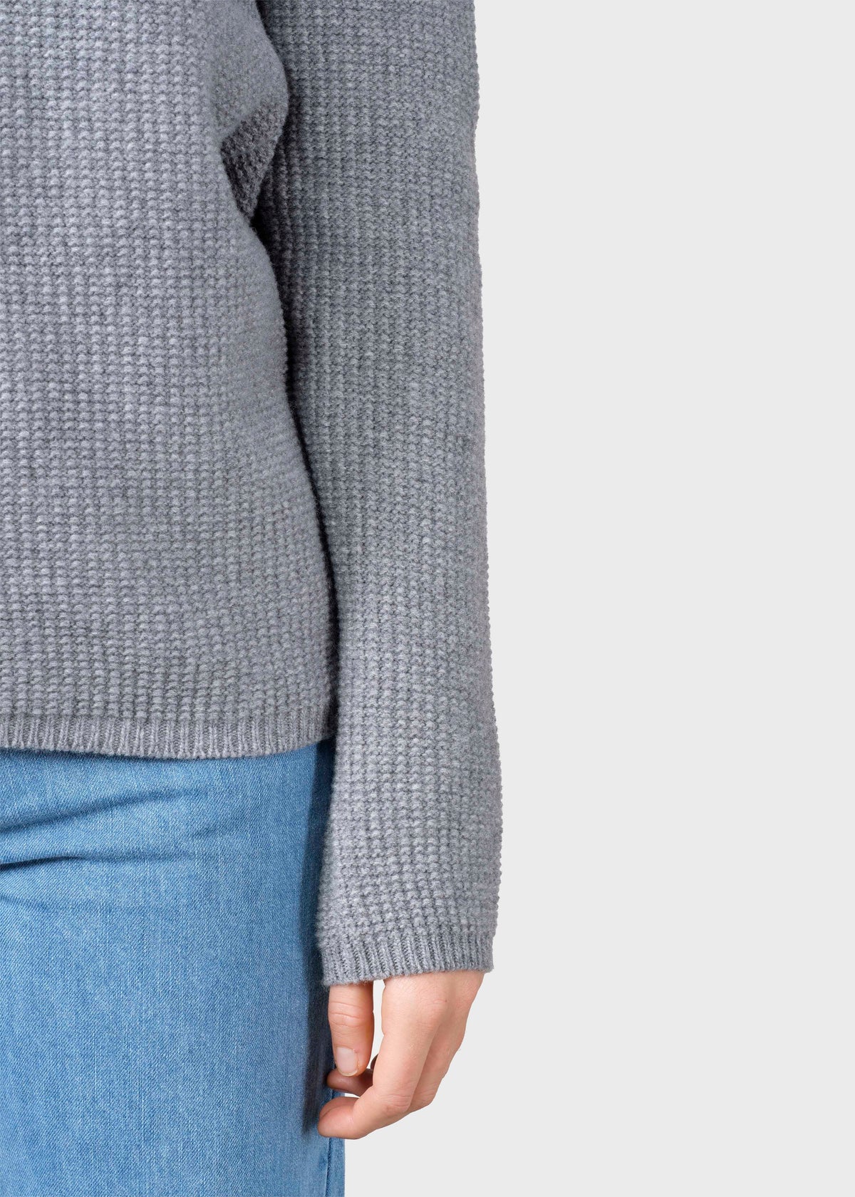 Klitmøller Collective ApS Fenja knit Knitted sweaters Light grey