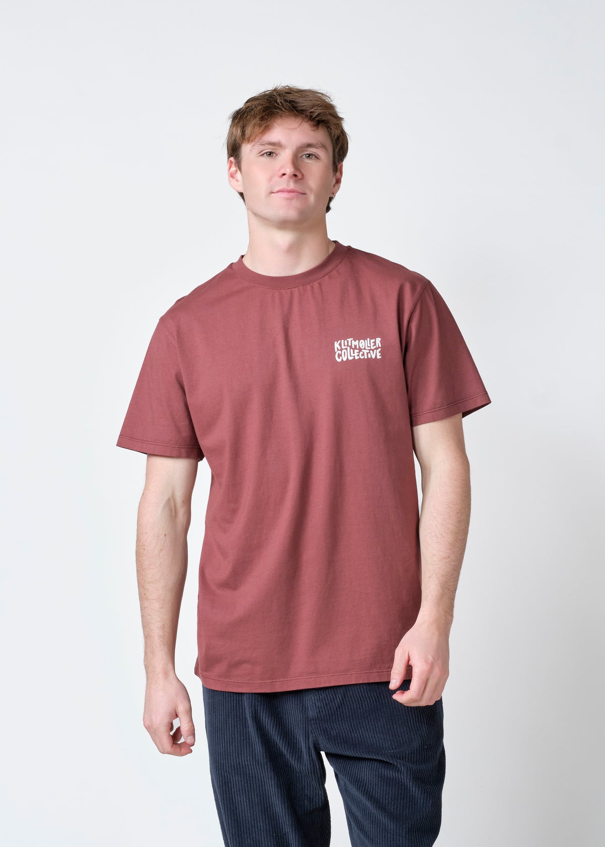 Klitmøller Collective ApS Finn tee OCS T-Shirts Burgundy