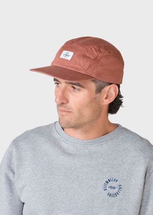 Klitmøller Collective ApS Five panel cap Caps Burnt Sienna