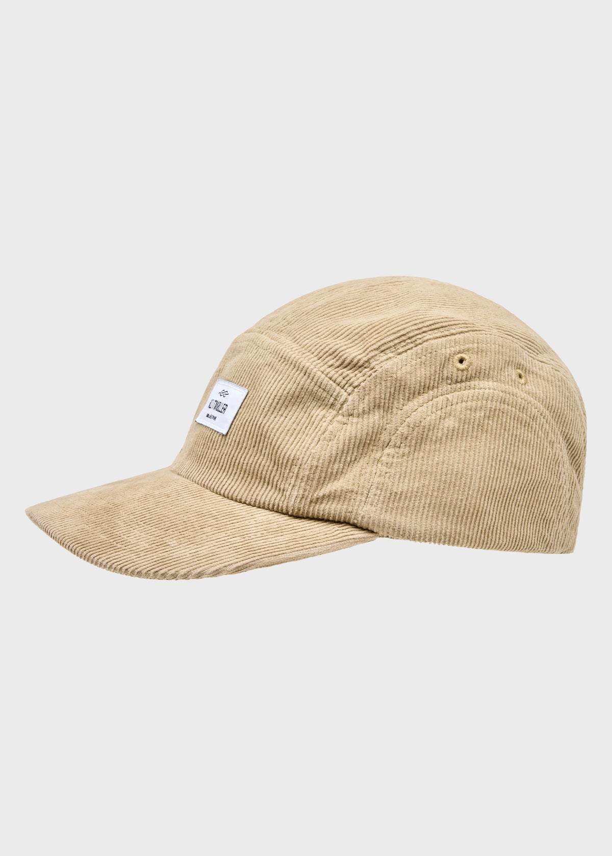 Klitmøller Collective ApS Five panel corduroy cap Caps Sand