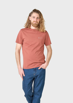 Klitmøller Collective ApS Foster tee T-Shirts Burnt Sienna