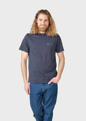 Klitmøller Collective ApS Foster tee T-Shirts Navy