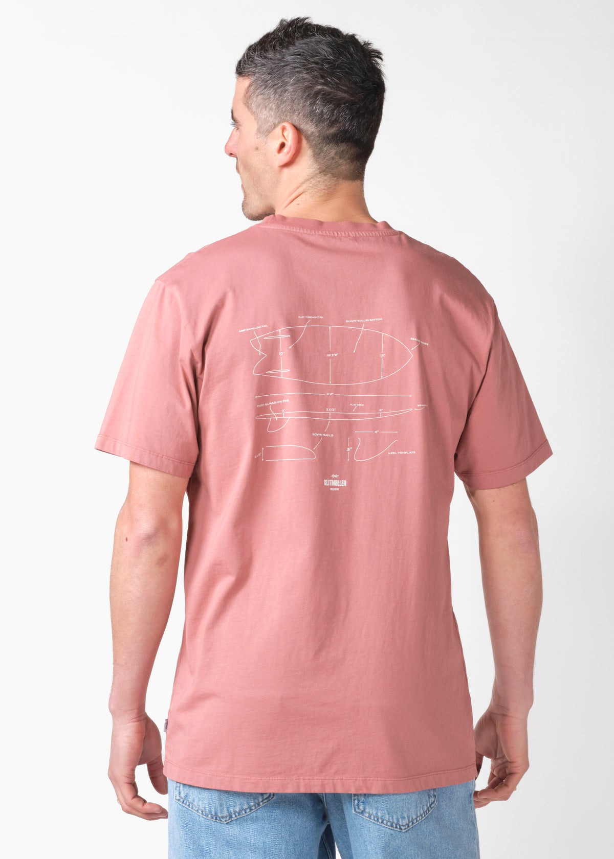 Klitmøller Collective ApS Foster tee OCS T-Shirts Faded rose
