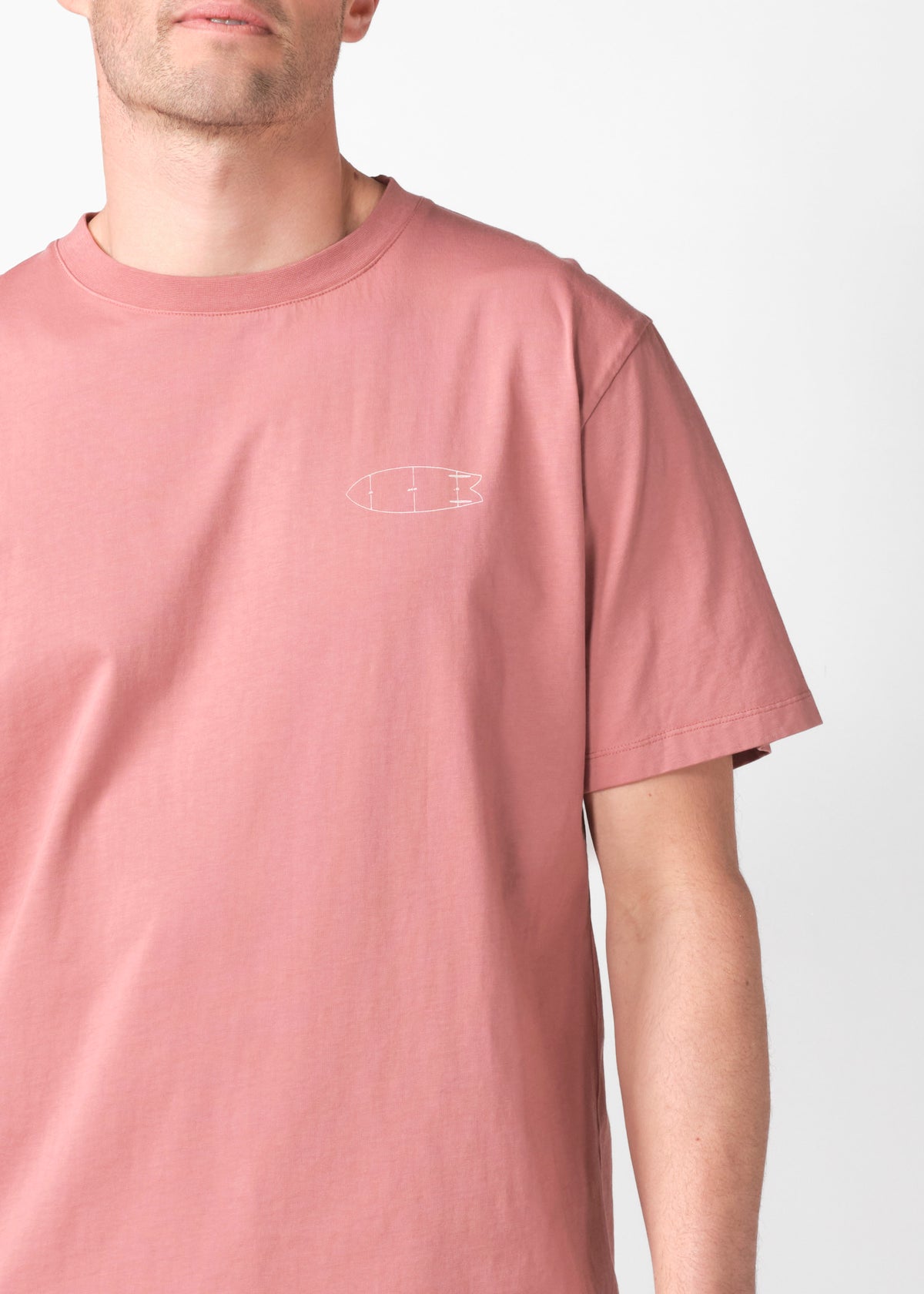 Klitmøller Collective ApS Foster tee OCS T-Shirts Faded rose