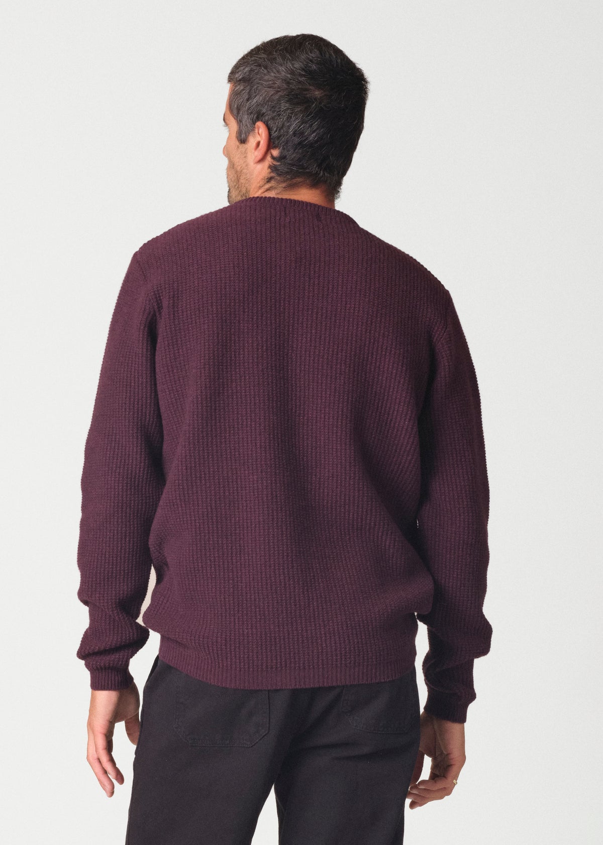 Klitmøller Collective ApS Frede knit Knitted sweaters Burgundy