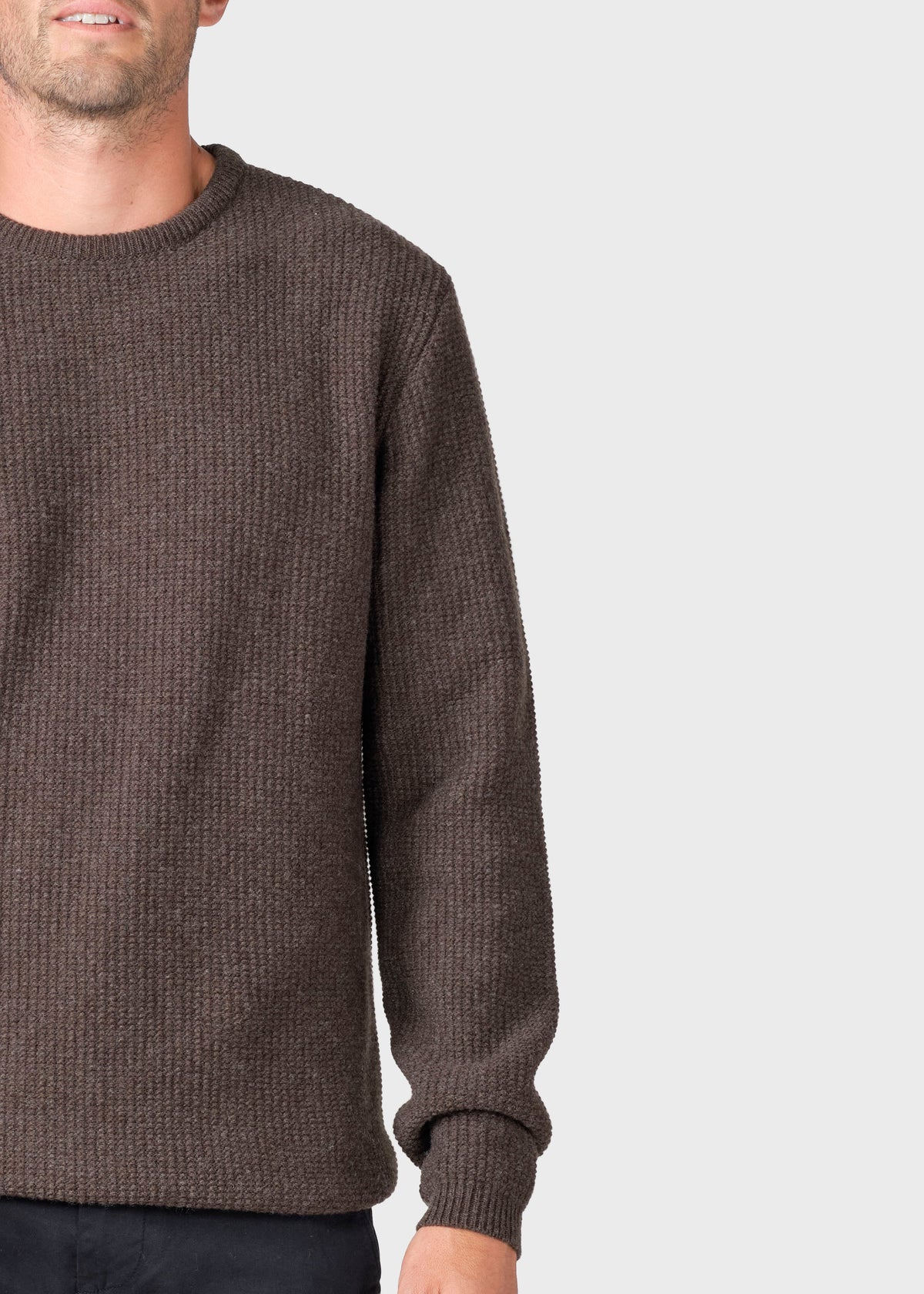 Klitmøller Collective ApS Frede knit Knitted sweaters Taupe