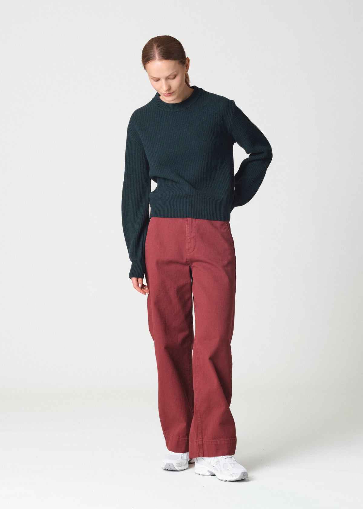 Klitmøller Collective ApS Gerda knit Knitted sweaters Moss Green