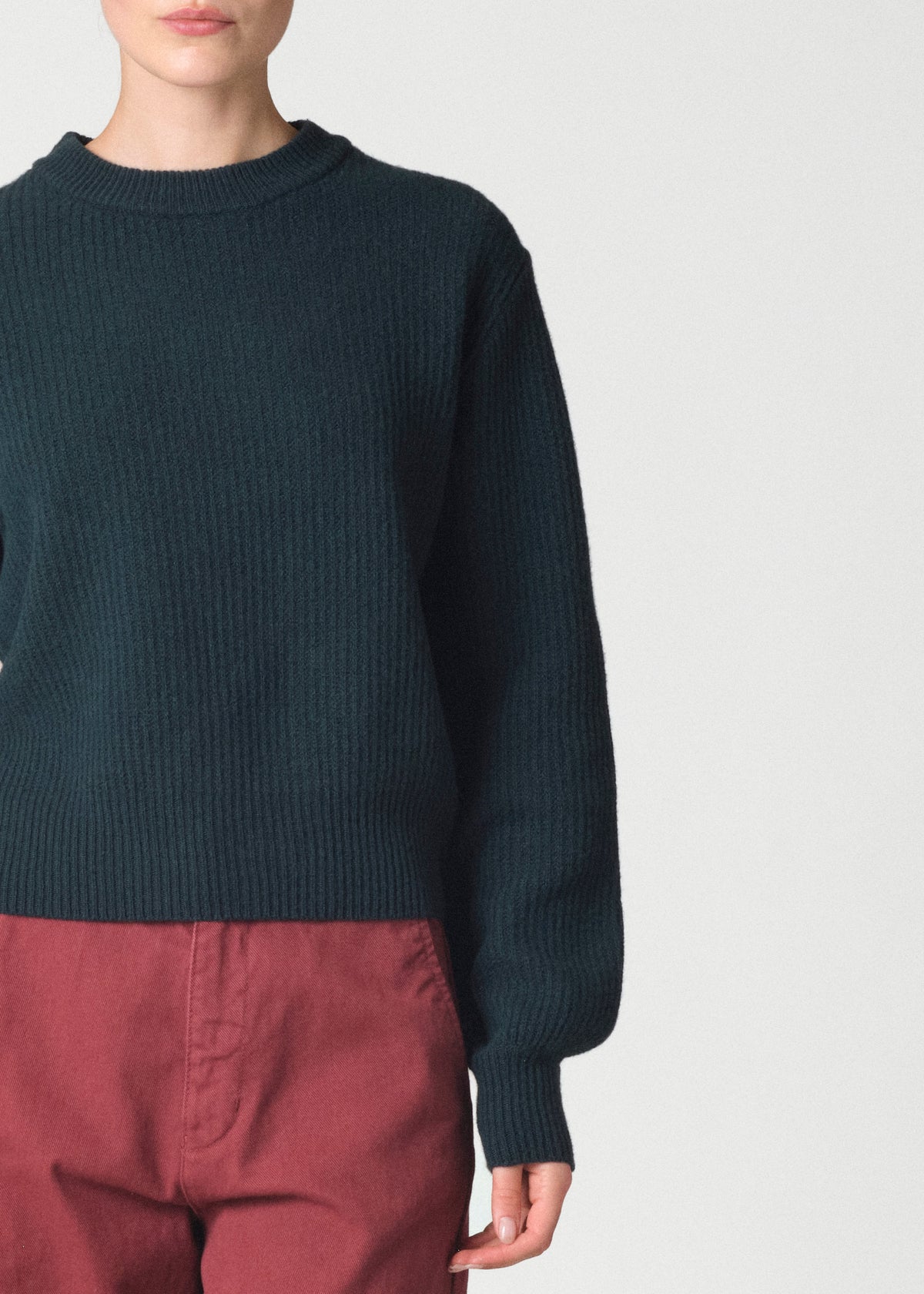 Klitmøller Collective ApS Gerda knit Knitted sweaters Moss Green