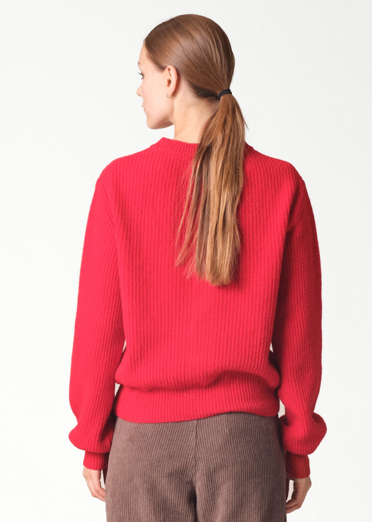 Klitmøller Collective ApS Gerda knit cardigan Knitted sweaters Red