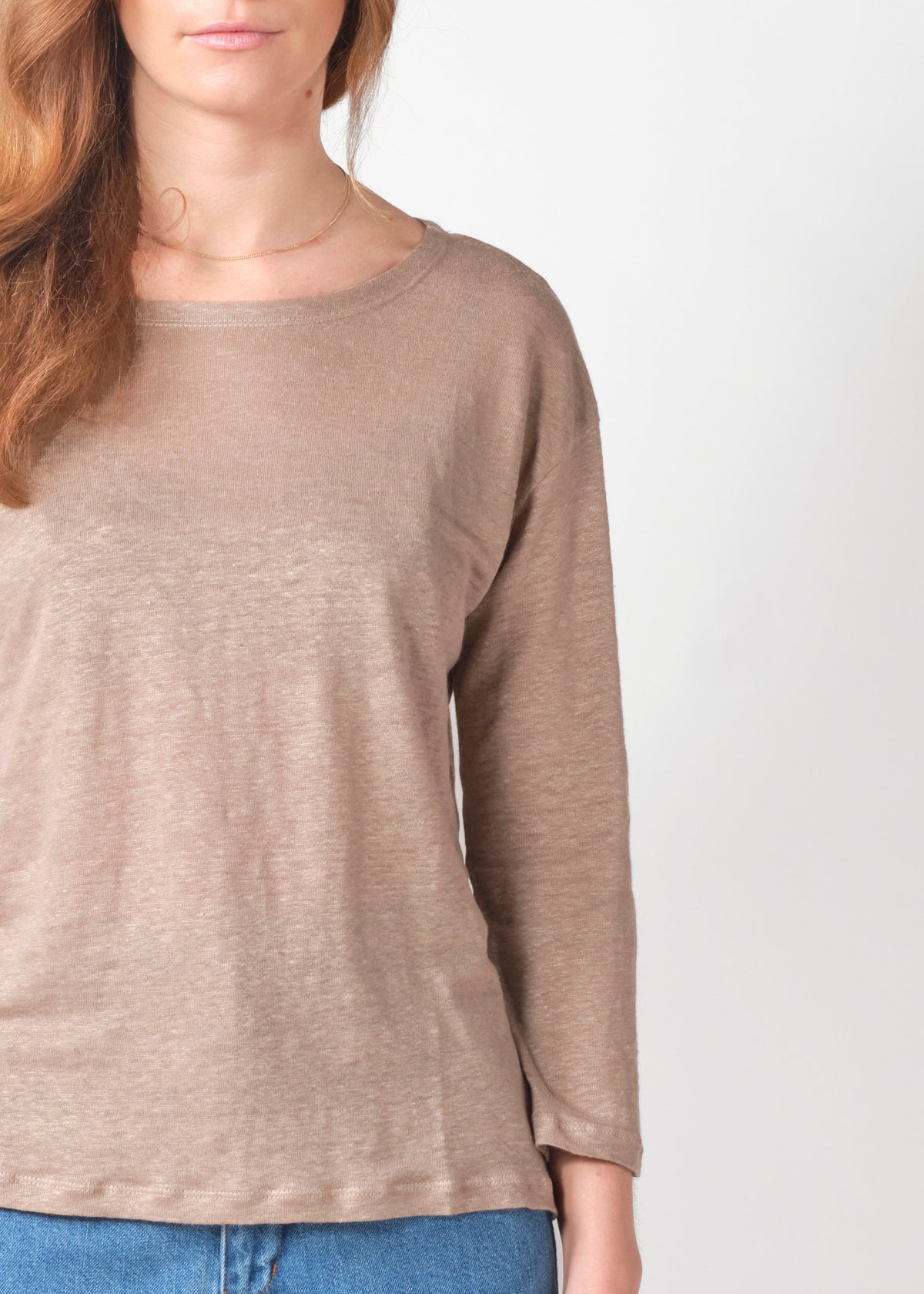 Klitmøller Collective ApS Gudrun LS tee T-Shirts Cashew