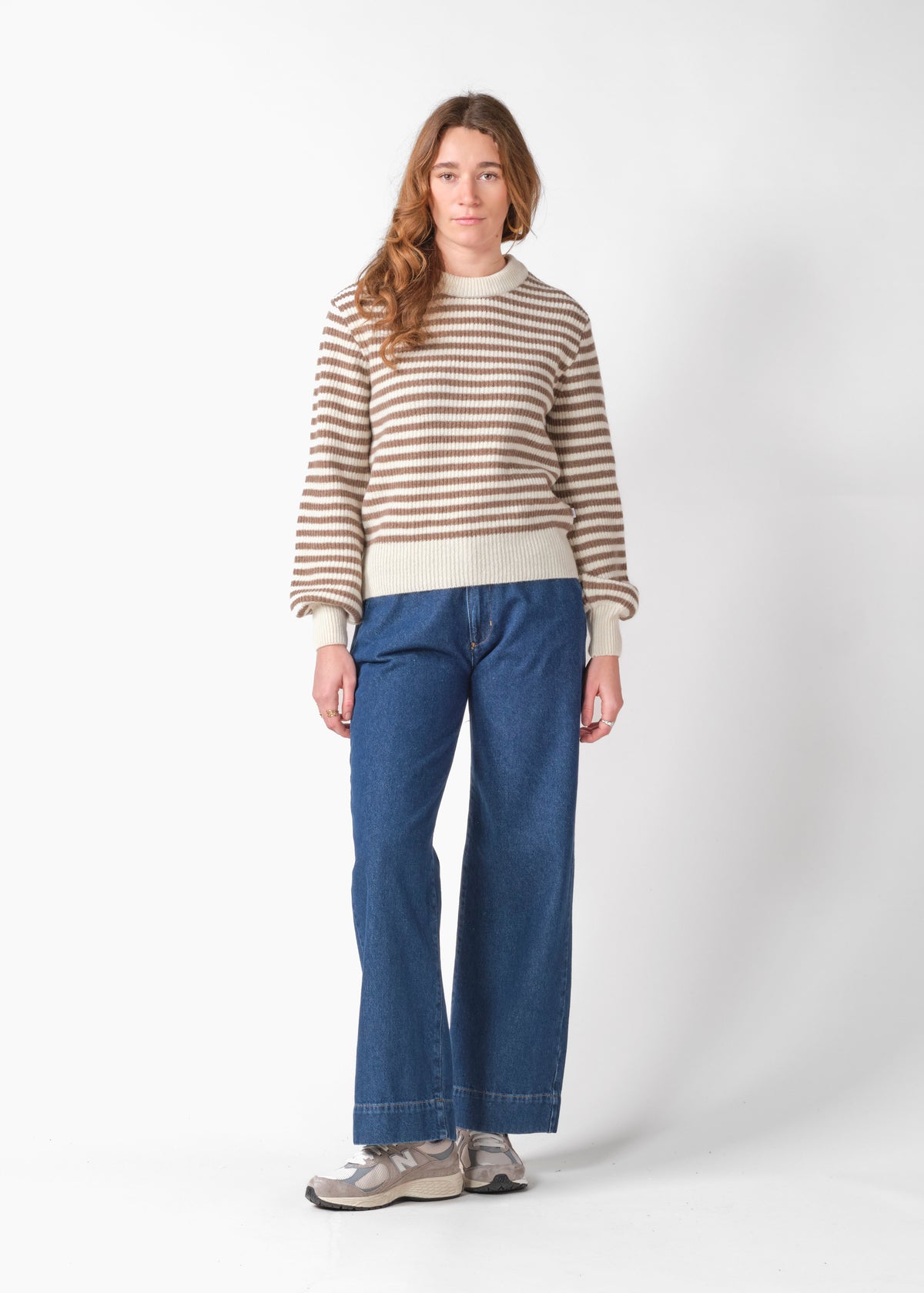 Klitmøller Collective ApS Gunilla knit Knitted sweaters Cream/cashew