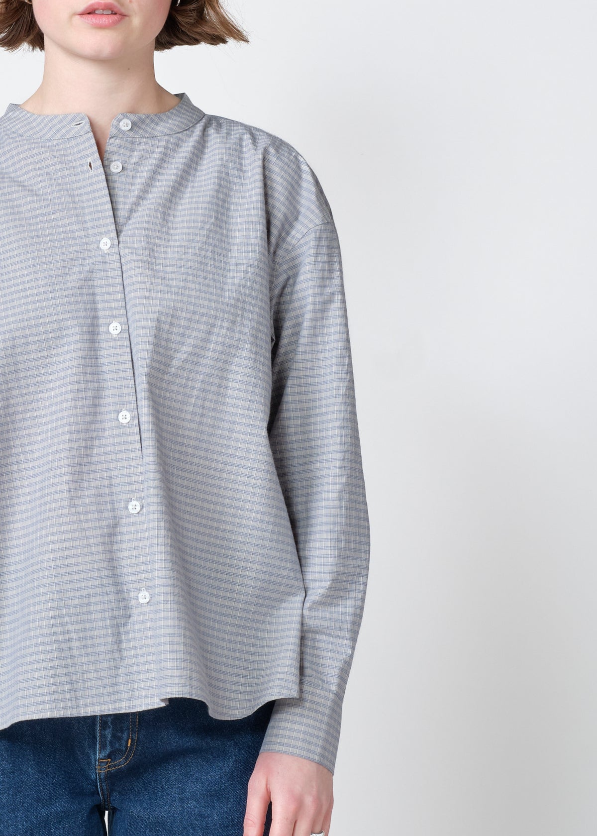 Klitmøller Collective ApS Gurli shirt GOTS Shirts Pastel sand/navy