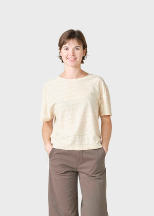 Klitmøller Collective ApS Harper tee T-Shirts Cream