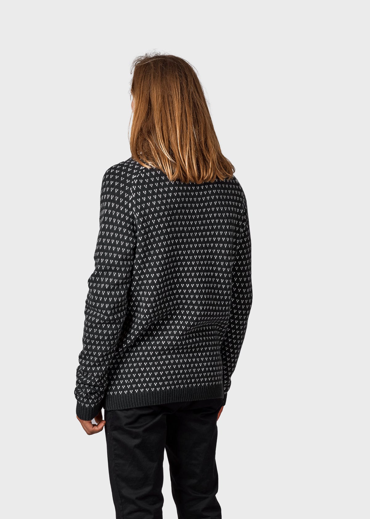 Klitmøller Collective ApS Hugo knit Knitted sweaters Olive/cream