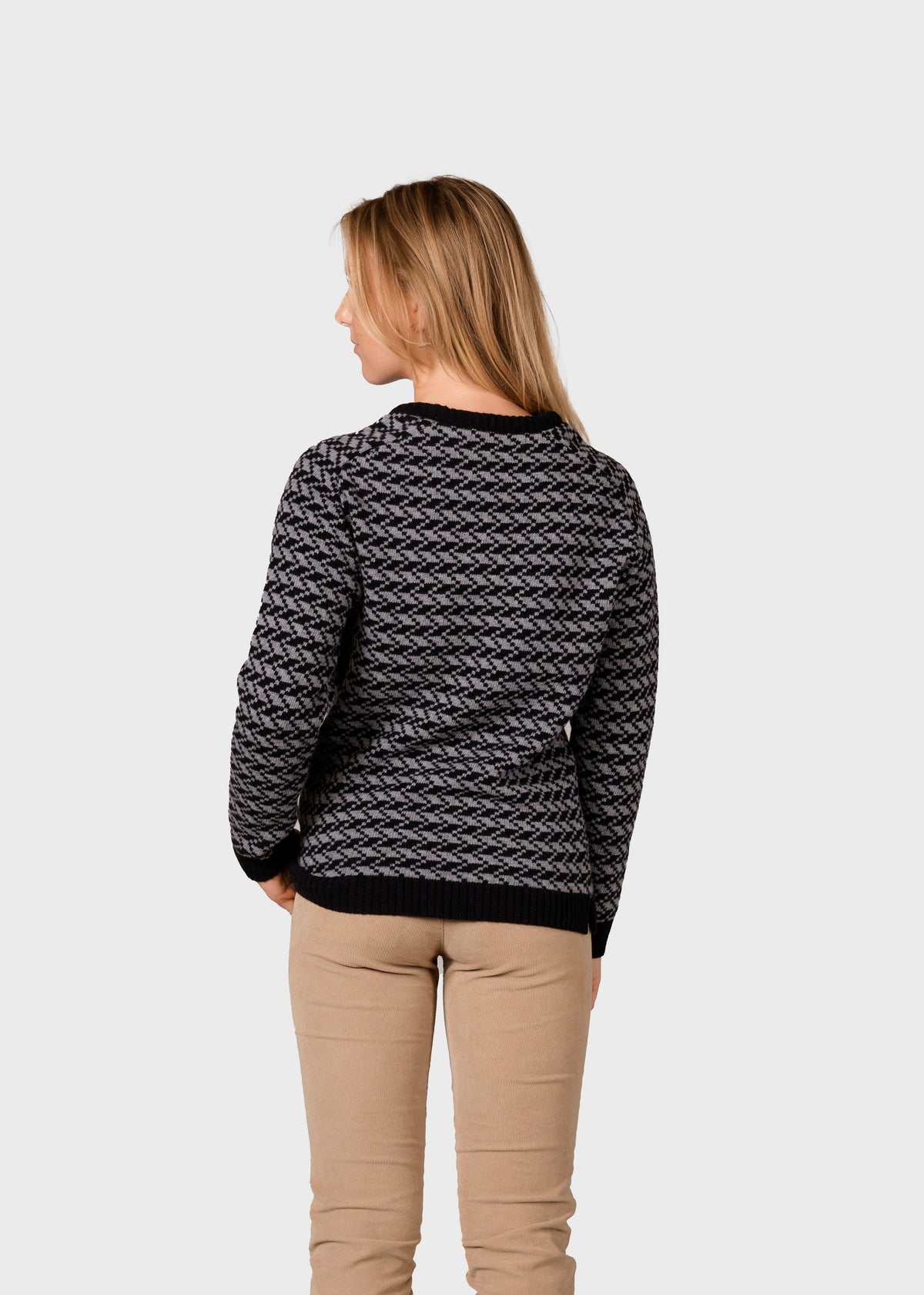 Klitmøller Collective ApS Ida knit Knitted sweaters Black/light grey