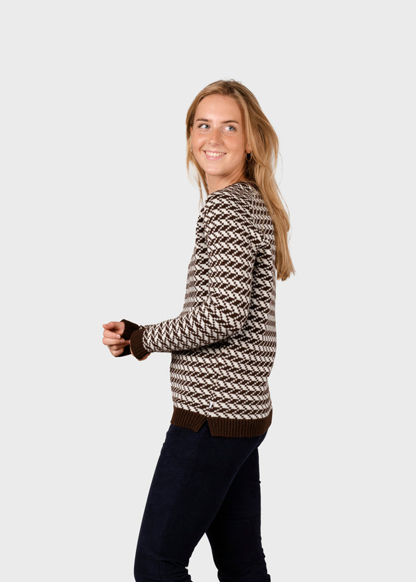 Klitmøller Collective ApS Ida knit Knitted sweaters Earth/cream