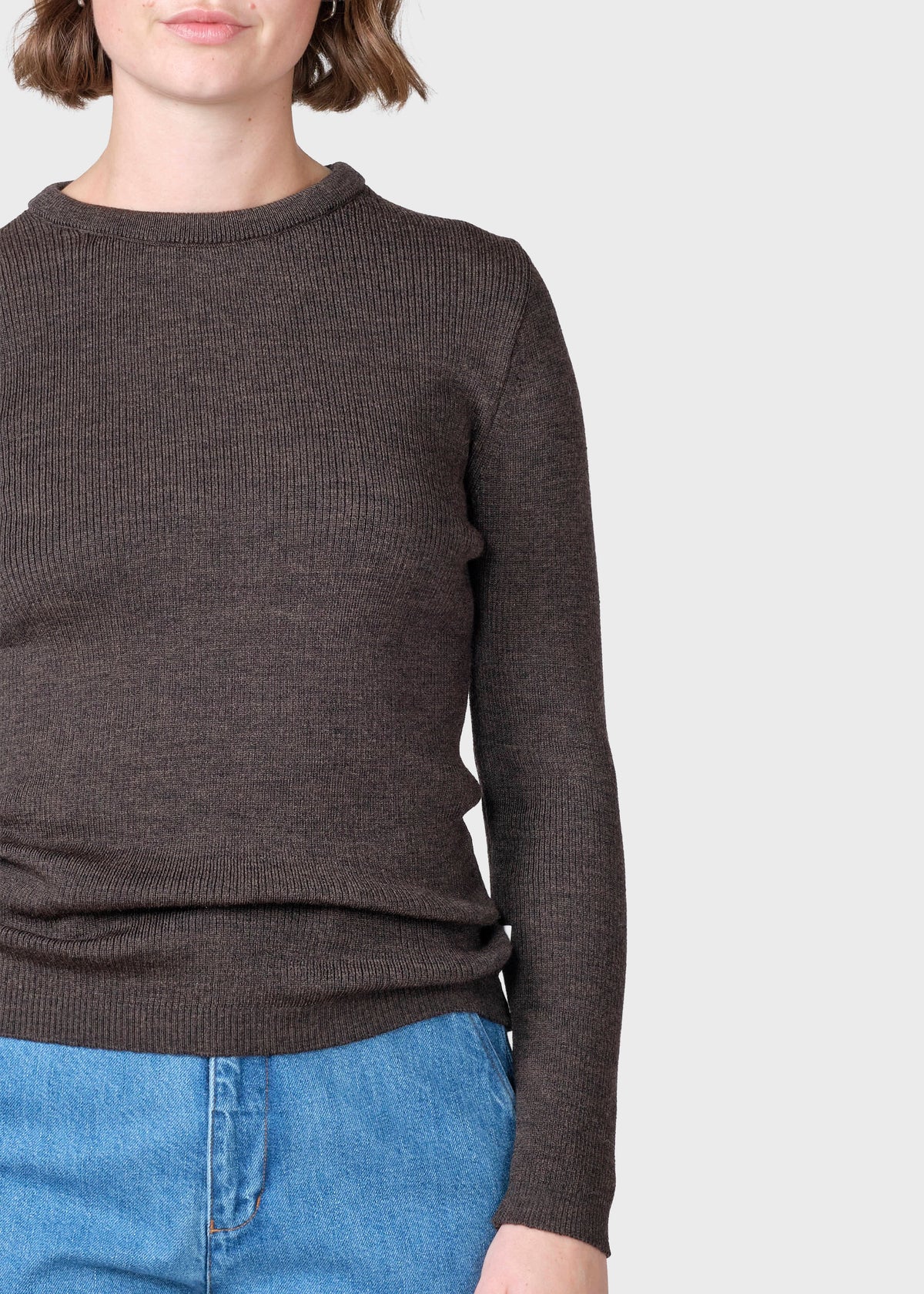 Klitmøller Collective ApS Ingrid knit Knitted sweaters Taupe