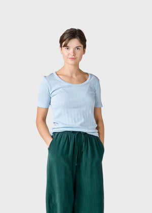 Klitmøller Collective ApS Iris tee  T-Shirts Light blue
