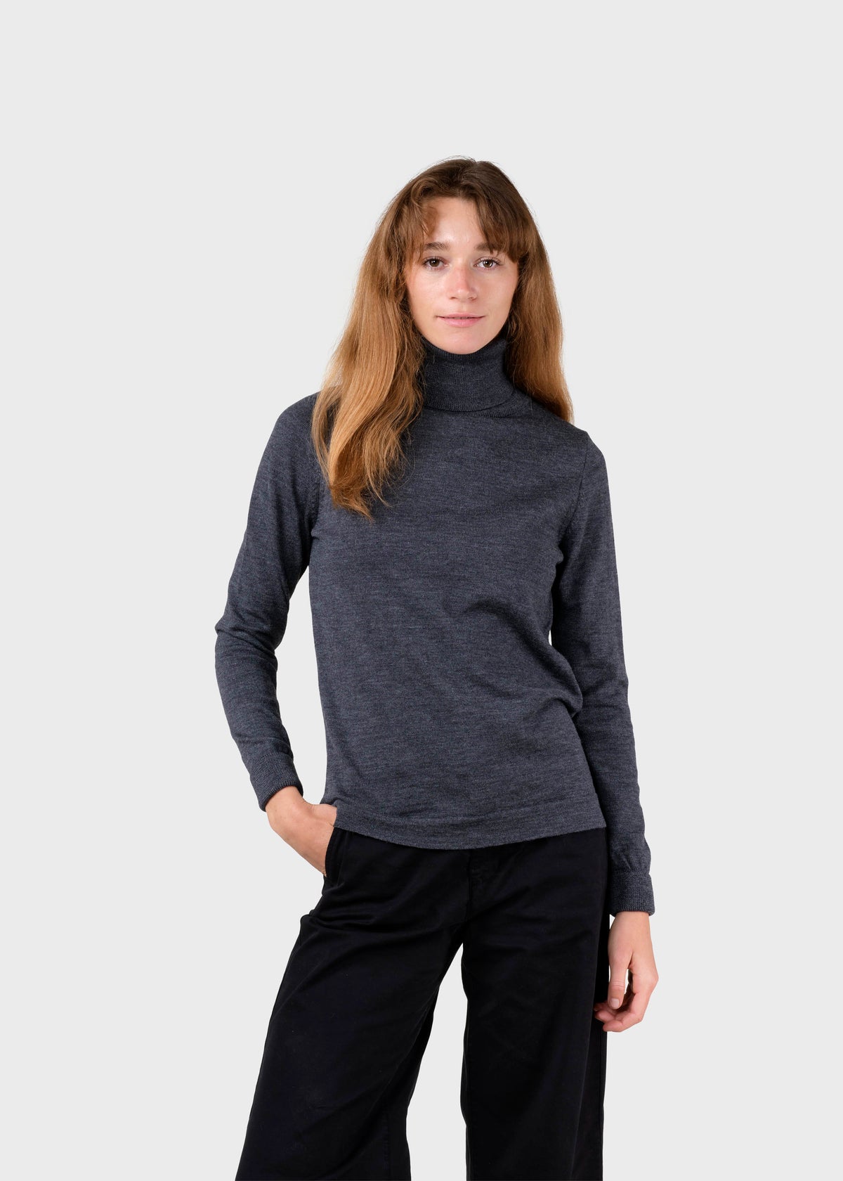 Klitmøller Collective ApS Isabella knit Knitted sweaters Anthracite